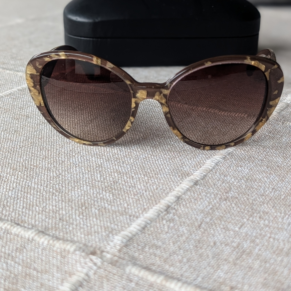 Dolce & Gabbana DG 4198 Gold Leaf Sunglasses - Picture 4 of 5